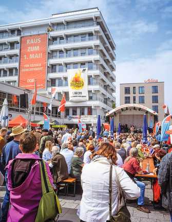 DGB-Kundgebung am Gewerkschaftshaus in Nürnberg, 1. Mai 2019