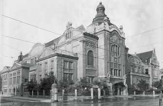 Das Gebäude des Industrie- und Kulturvereins am Frauentorgraben 49 in Nürnberg, 1920