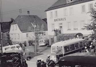Polizeieinsatz in Ermershausen, Mai 1978