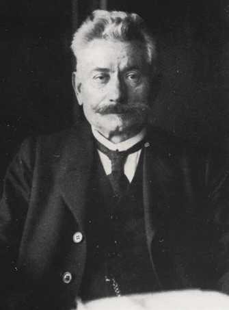 Der Vorsitzende des Allgemeinen Deutschen Gewerkschaftsbunds, Carl Legien (1861–1920), 1919
