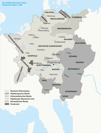 Das Heilige Römische Reich Deutscher Nation, 1648